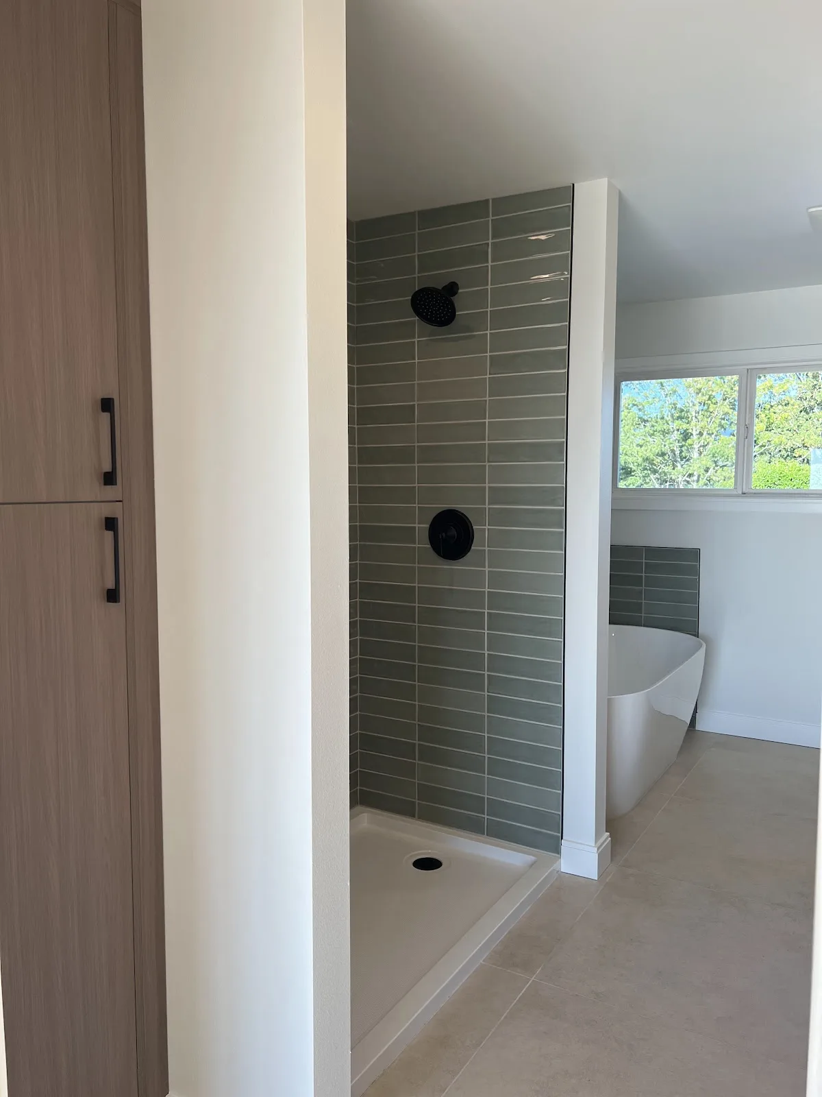 Bellingham rental kitchen, bath and laundry refresh with wood cabinetry and quartz counters in Bellingham, WA — Living By Design (5)