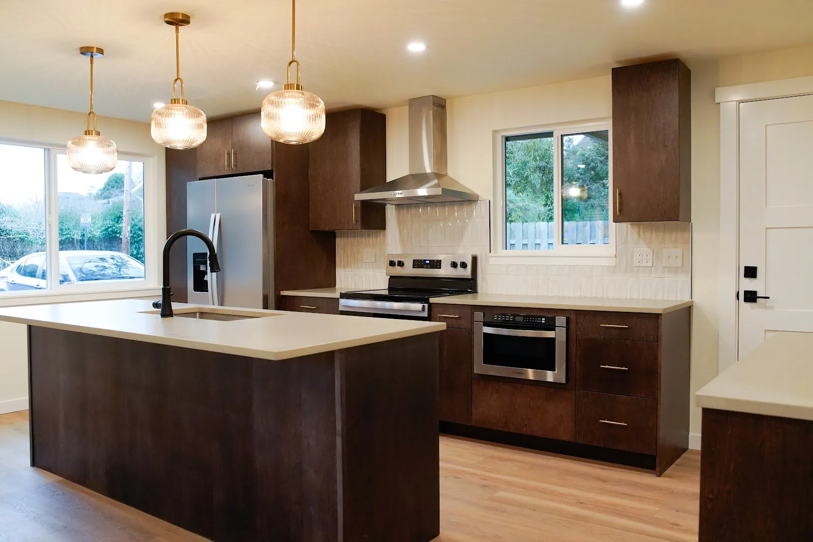 Kitchen remodel in Bellingham using Living By Design materials