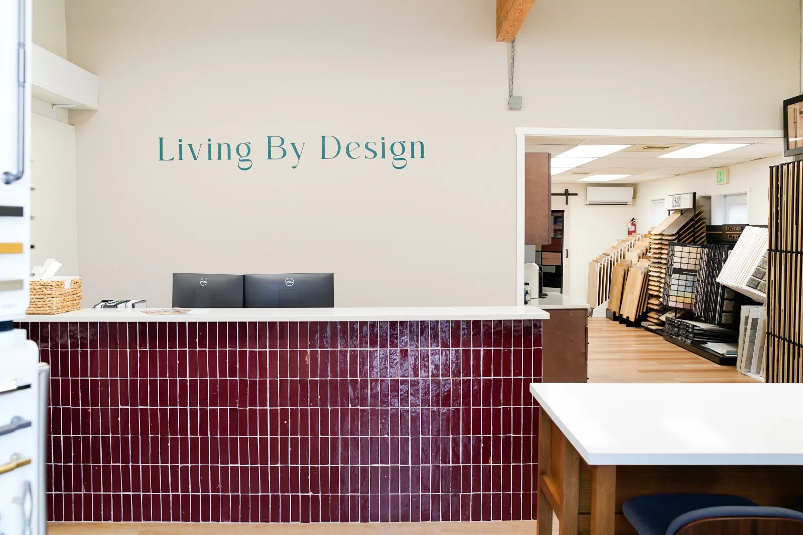 Living By Design materials showroom in Bellingham, WA — a resource for local contractors